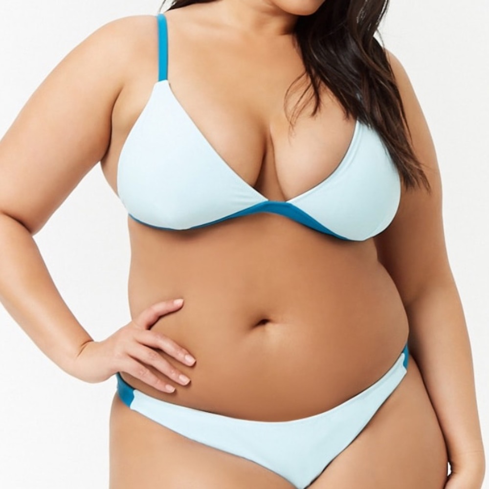 Forever 21 Color Block Bikini